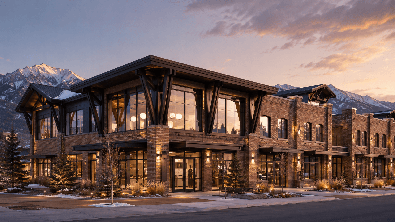 Commercial real estate building