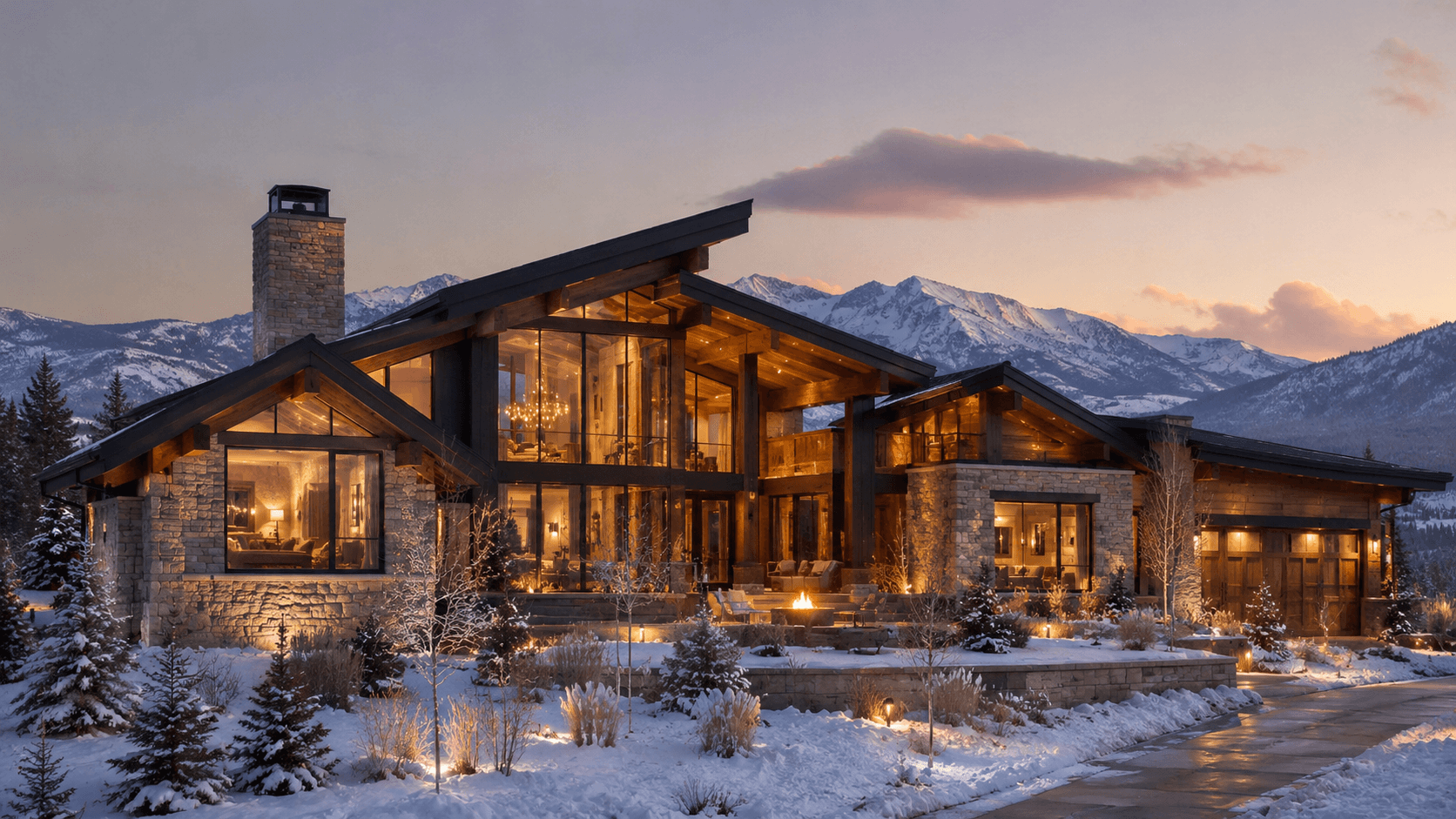 Luxury residential home in Montana